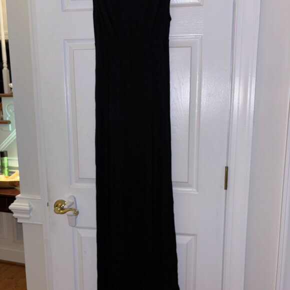 Black Old Navy Maxi Dress with empire waist and surplice top size Small - Picture 5 of 5